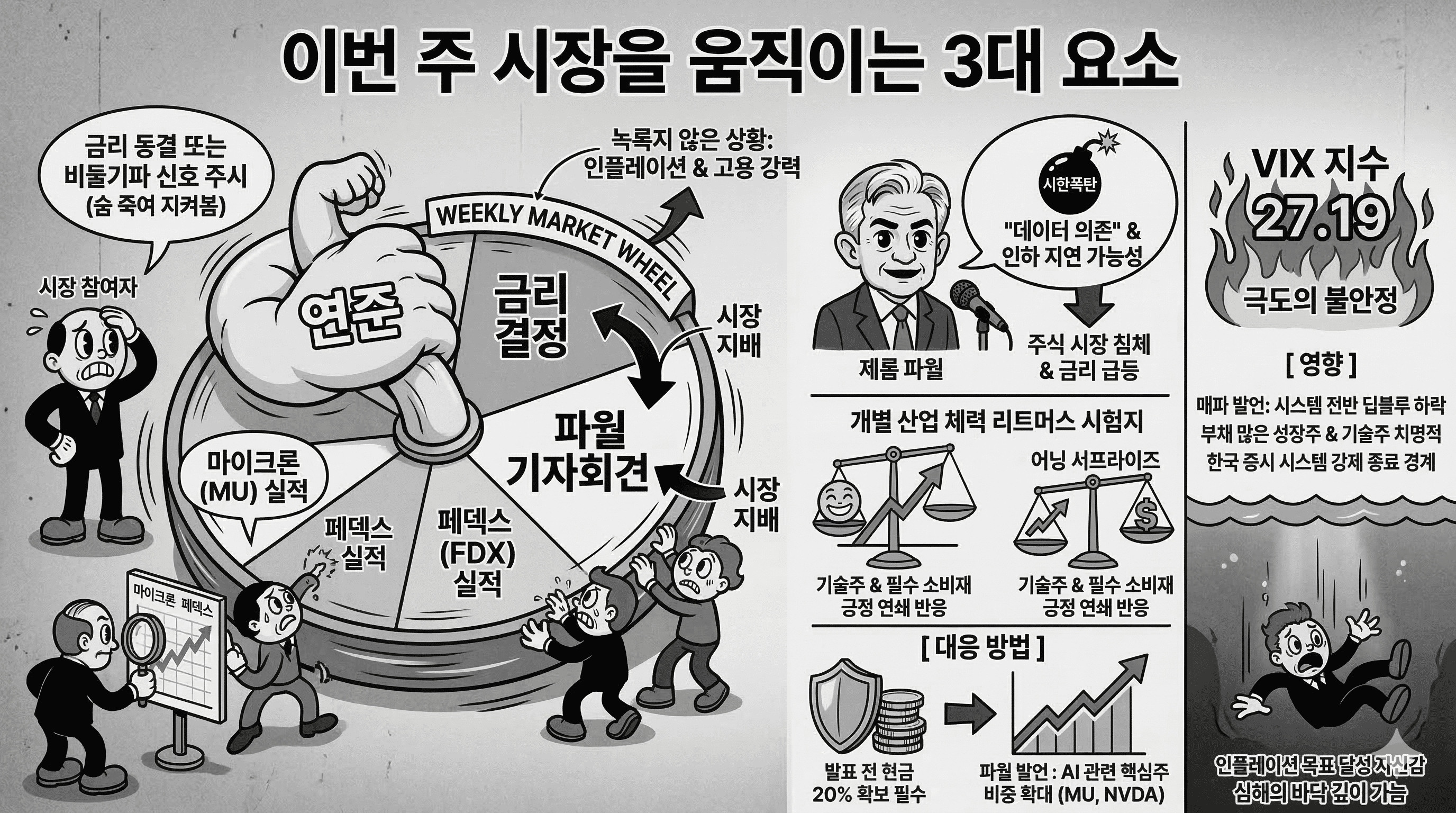 파월 의장의 입만 보는 시장, 마이크론이 살려줄까?
